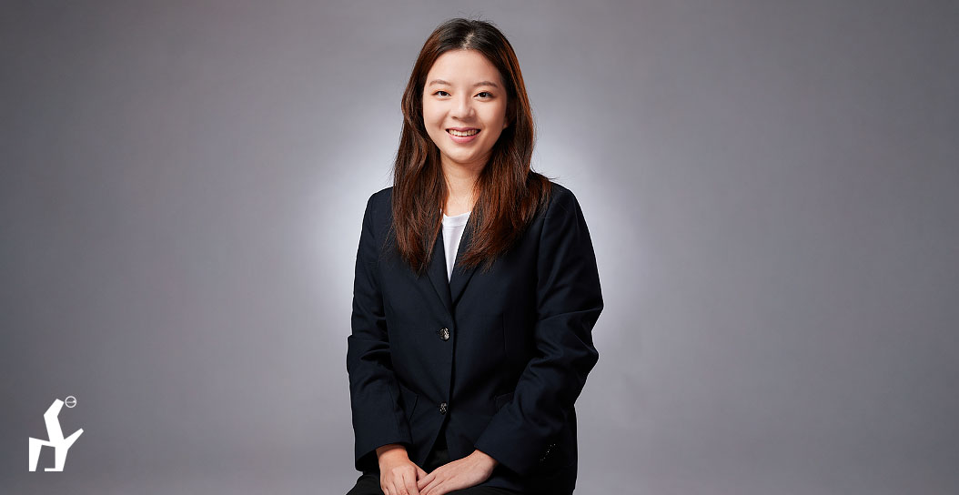 Professional CV and portrait shoot at a grey color backdrop